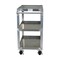 Vestil Aluminum Service Cart, 3 Shelves, 22x36, Aluminum, 660 lb Load Capacity, 3 Shelves, 21.9375" W SCA3-2236 - alternate 2